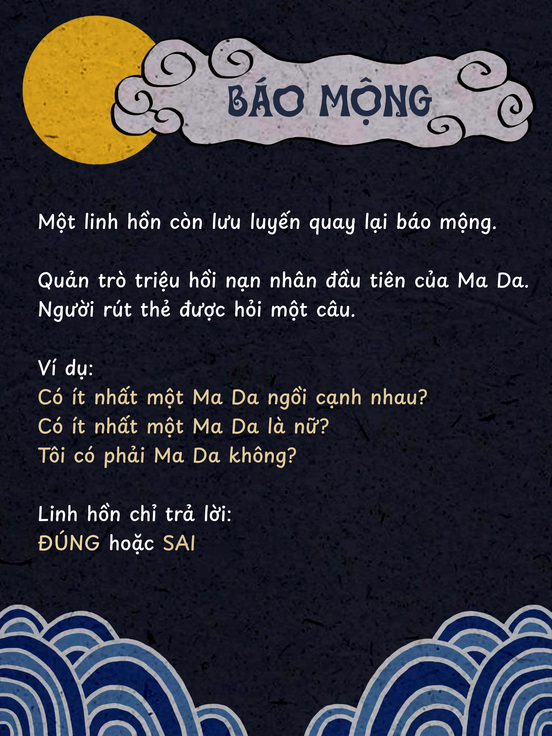 Thẻ bối cảnh Báo Mộng