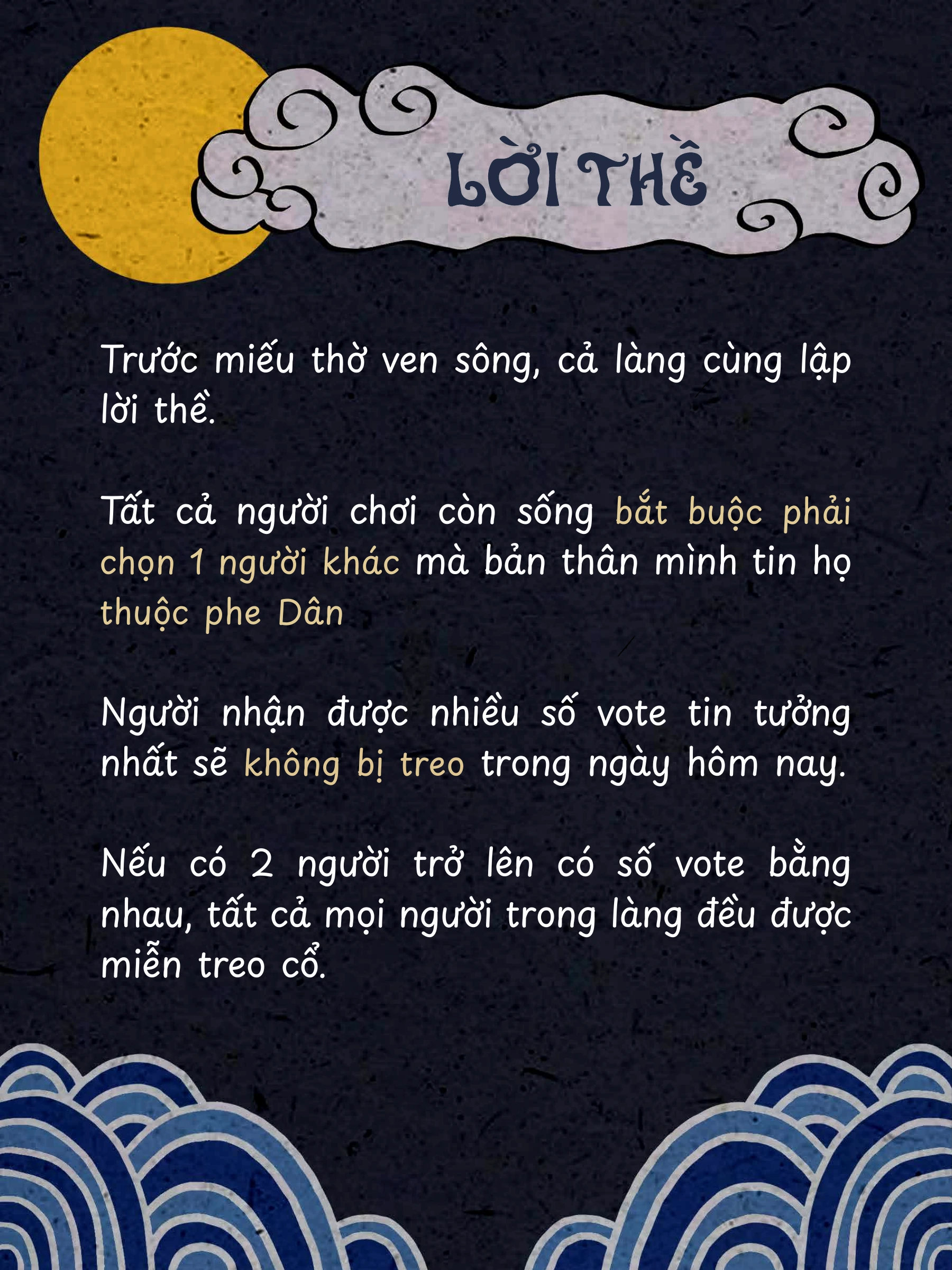 Thẻ bối cảnh Lời Thề