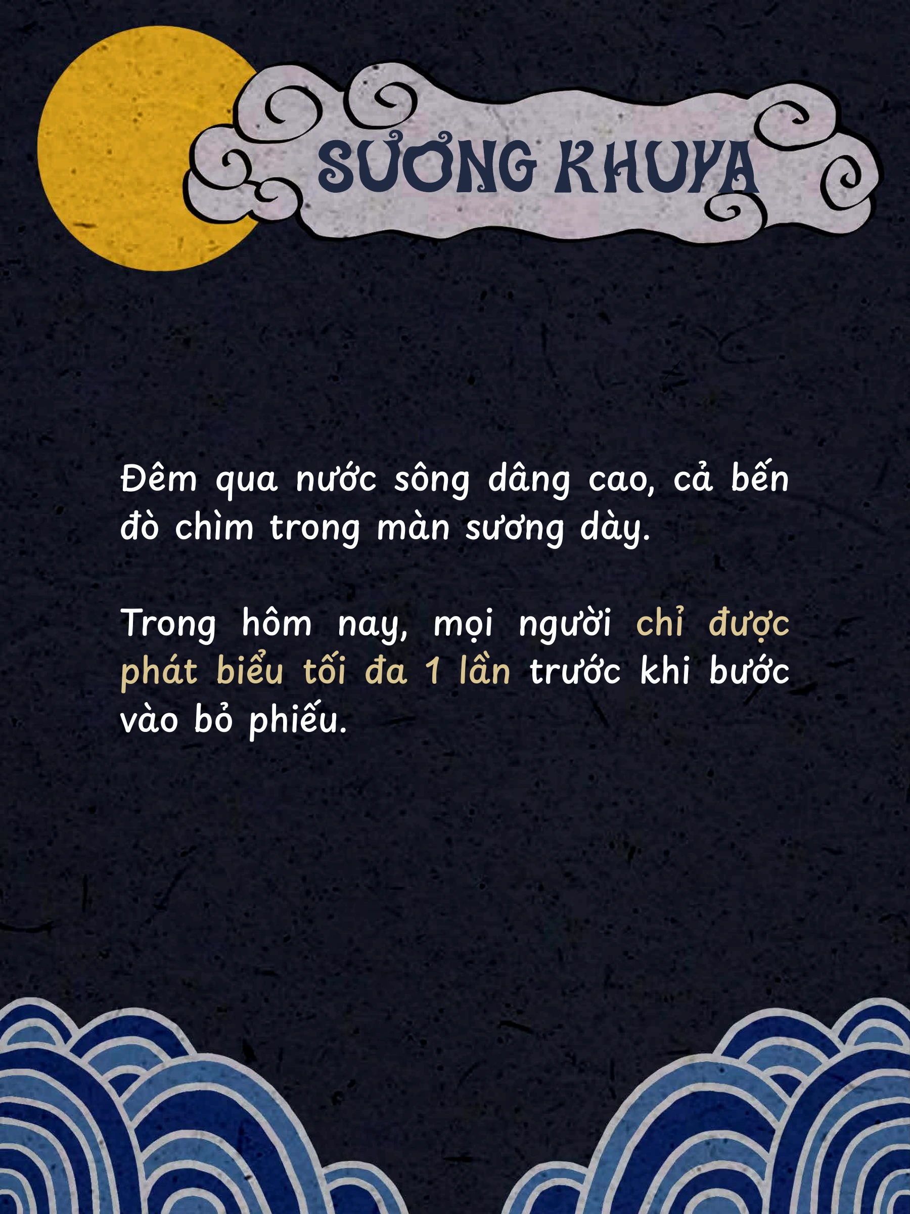 Thẻ bối cảnh Sương Khuya